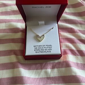Rachel Zoe 14K Gold Plated Heart Necklace